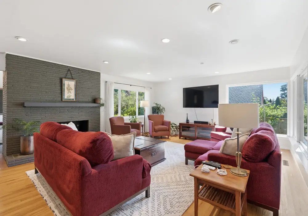 Stream your favorite shows or enjoy a movie night in comfort.