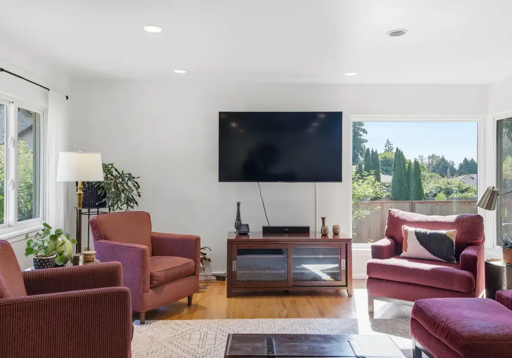 Relax after a day exploring Seattle in this cozy living space.
