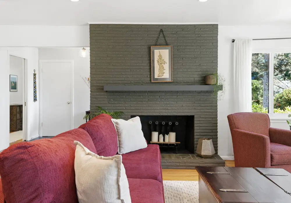Curl up by the fireplace with a good book or your favorite movie.