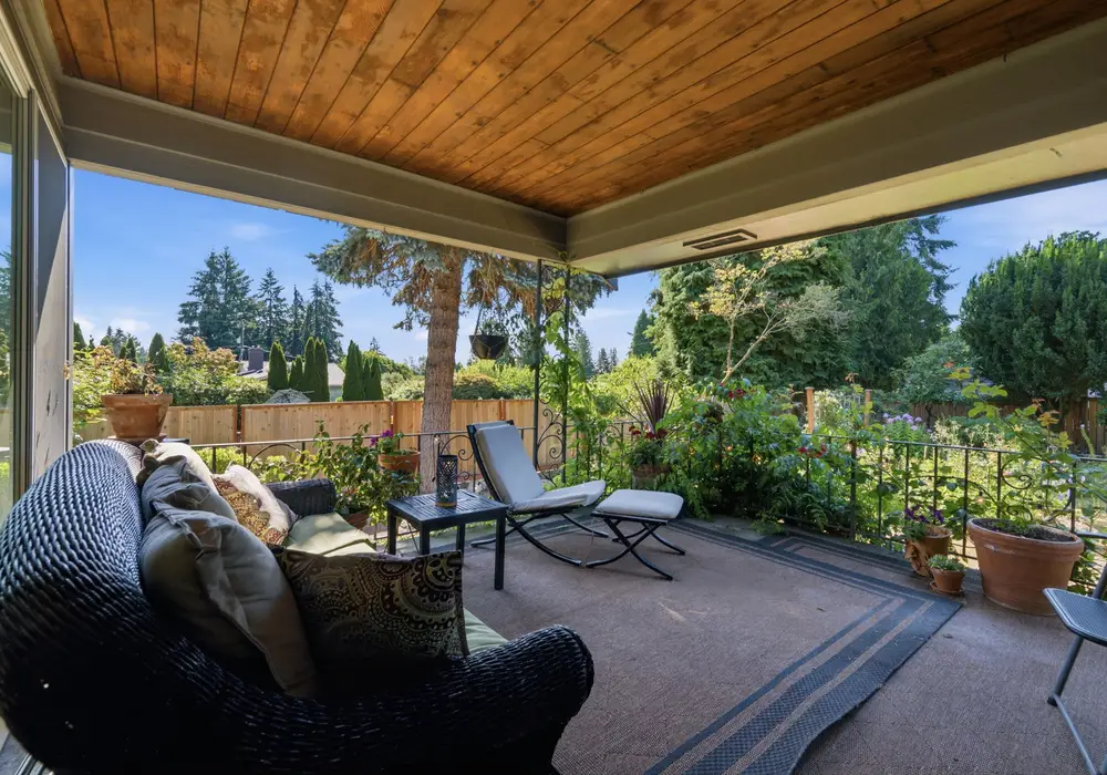 Gather outside for coffee, conversation, or a quiet afternoon.