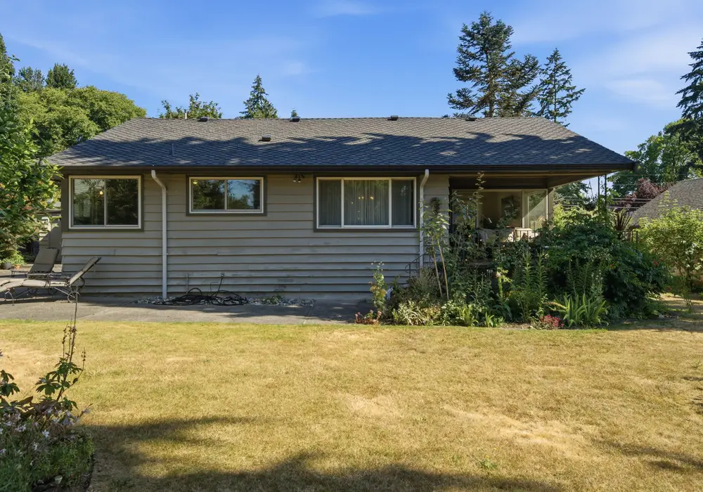 A peaceful retreat with plenty of outdoor space to enjoy.