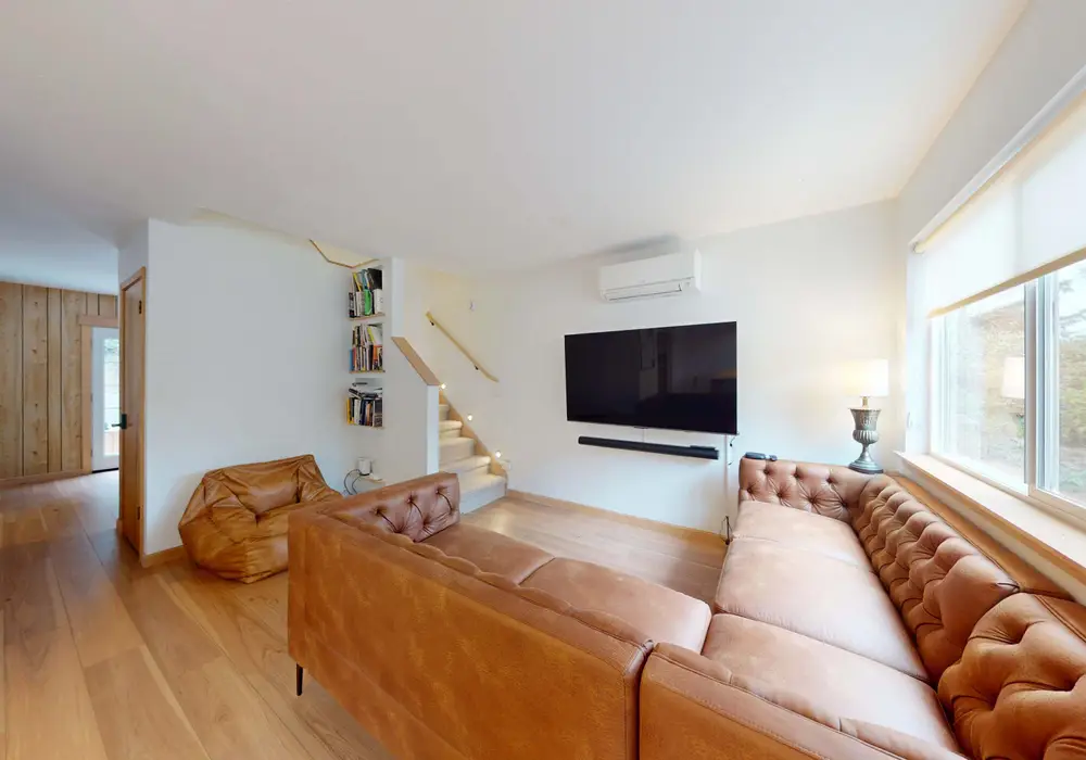 Settle in after a day at the beach with comfortable seating and a little downtime.