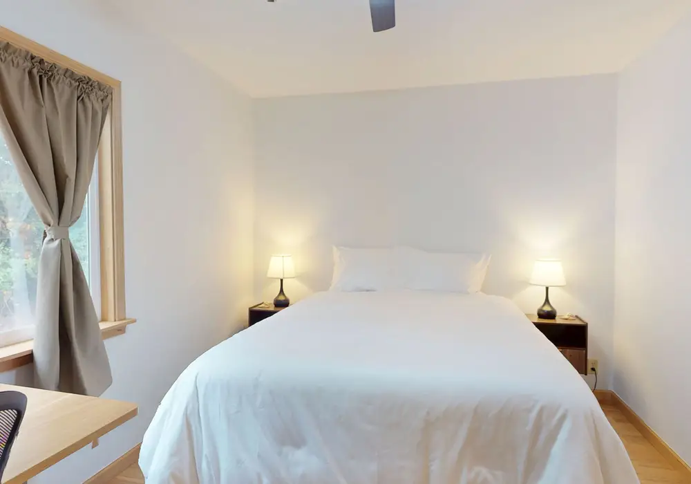 Quiet, cozy, and ready for a good night's sleep.