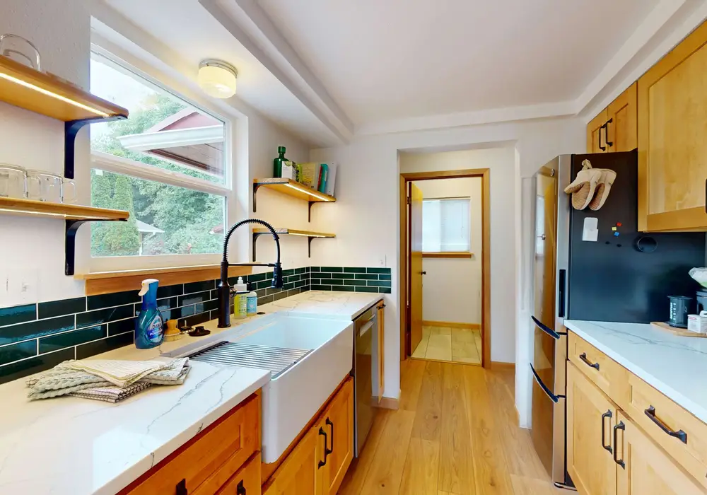 Cook, gather, and enjoy easy meals without leaving the comfort of the cabin.