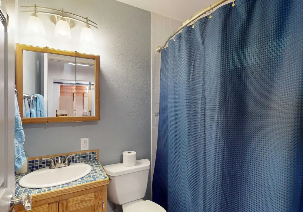 A convenient place to freshen up after a day at the beach or on the trails.