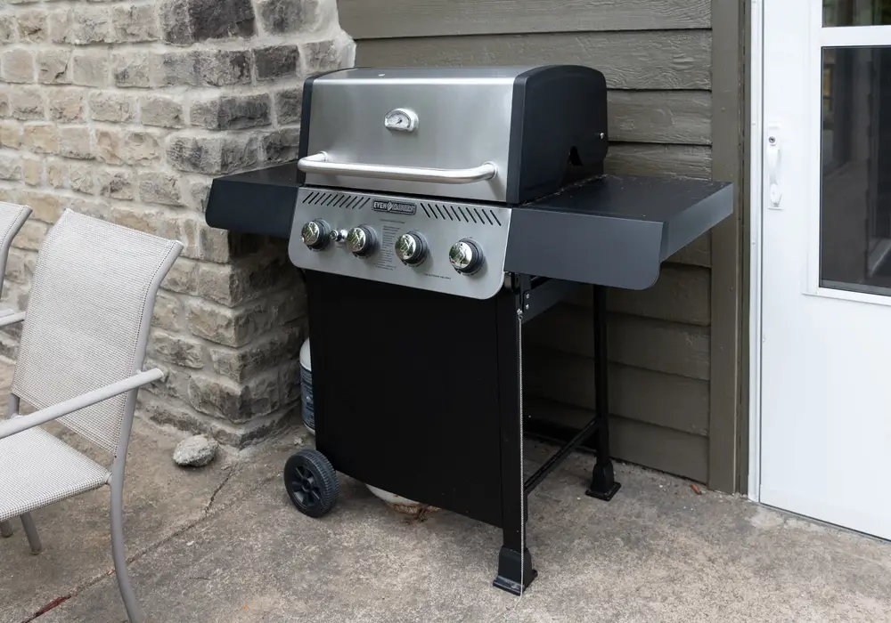 Enjoy a relaxed meal outdoors, fresh off the grill.