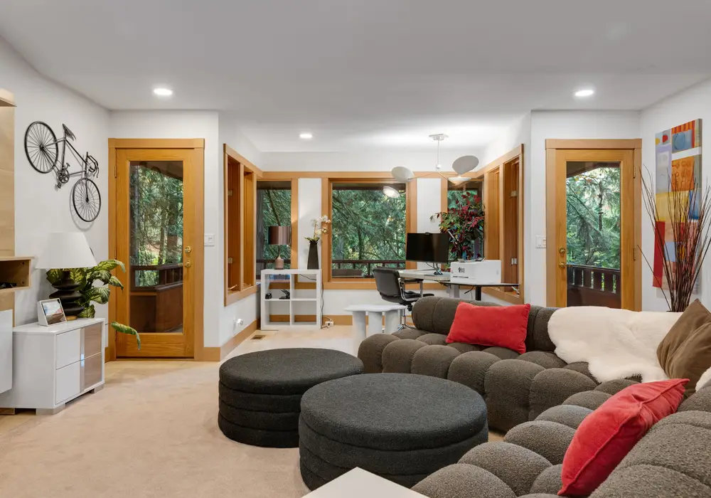 Whether you're sharing stories or enjoying a quiet night in, this living room is the perfect place to gather.