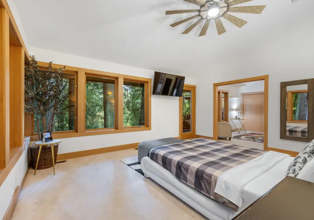 Enjoy a peaceful place to recharge and settle in for the night.
