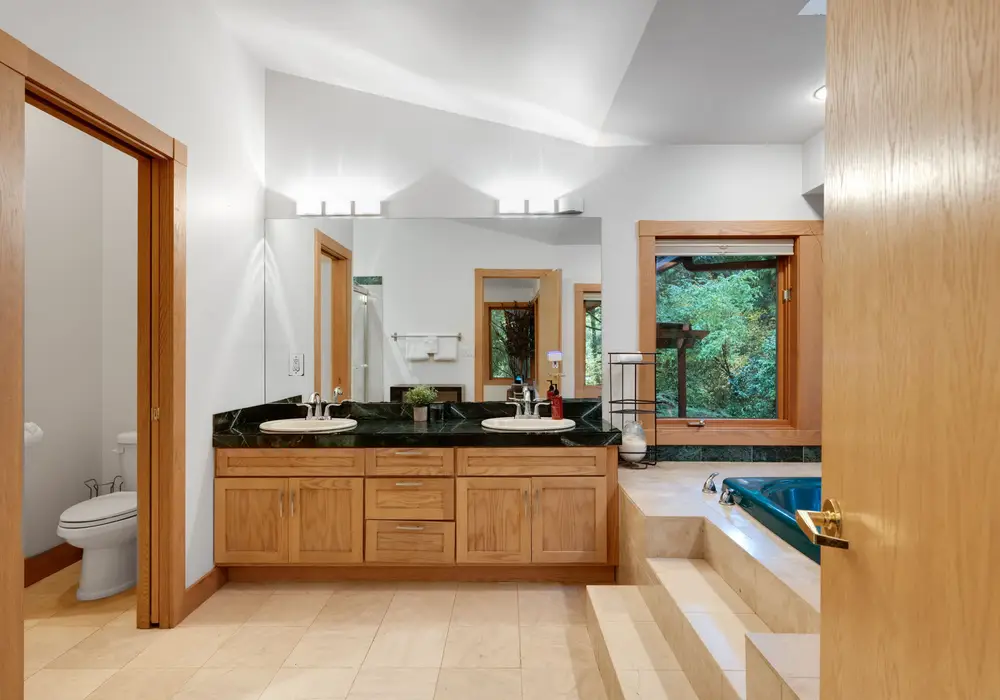 Unwind with a relaxing soak after a day of exploring.
