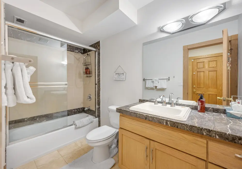 A comfortable space to get ready and recharge during your stay.