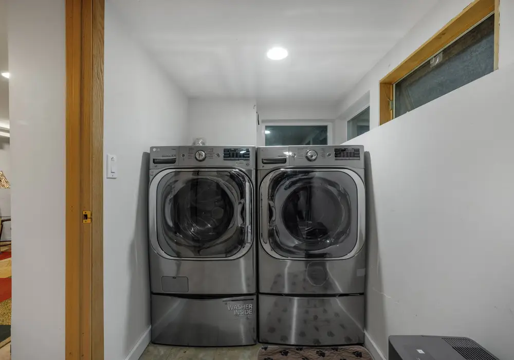 Enjoy the convenience of an in-home washer and dryer during your stay.