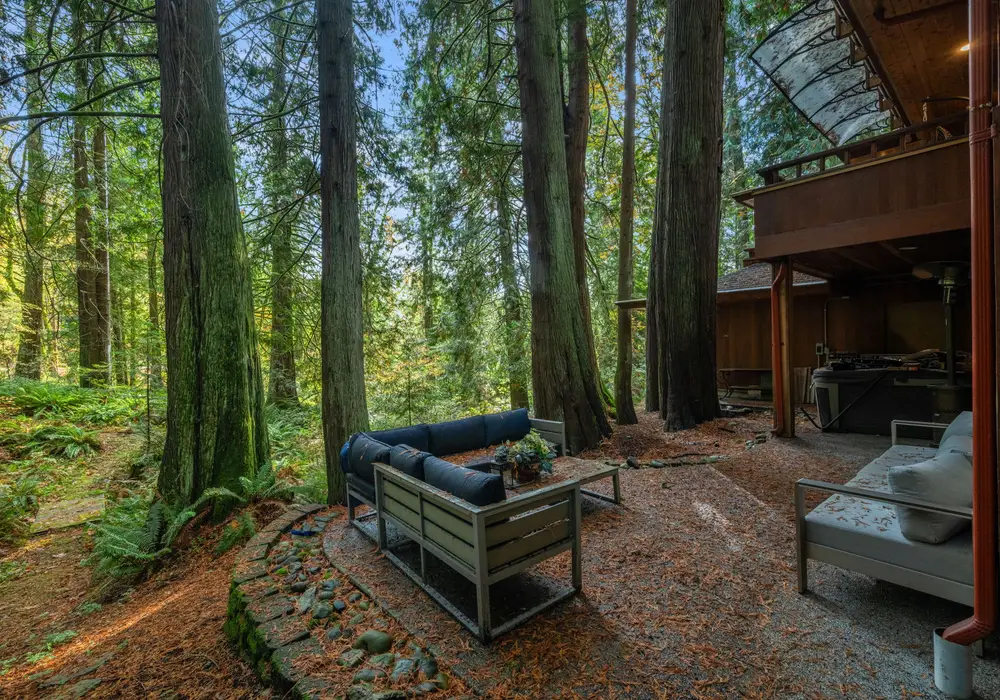 A lovely outdoor spot to enjoy your morning coffee or a quiet afternoon.