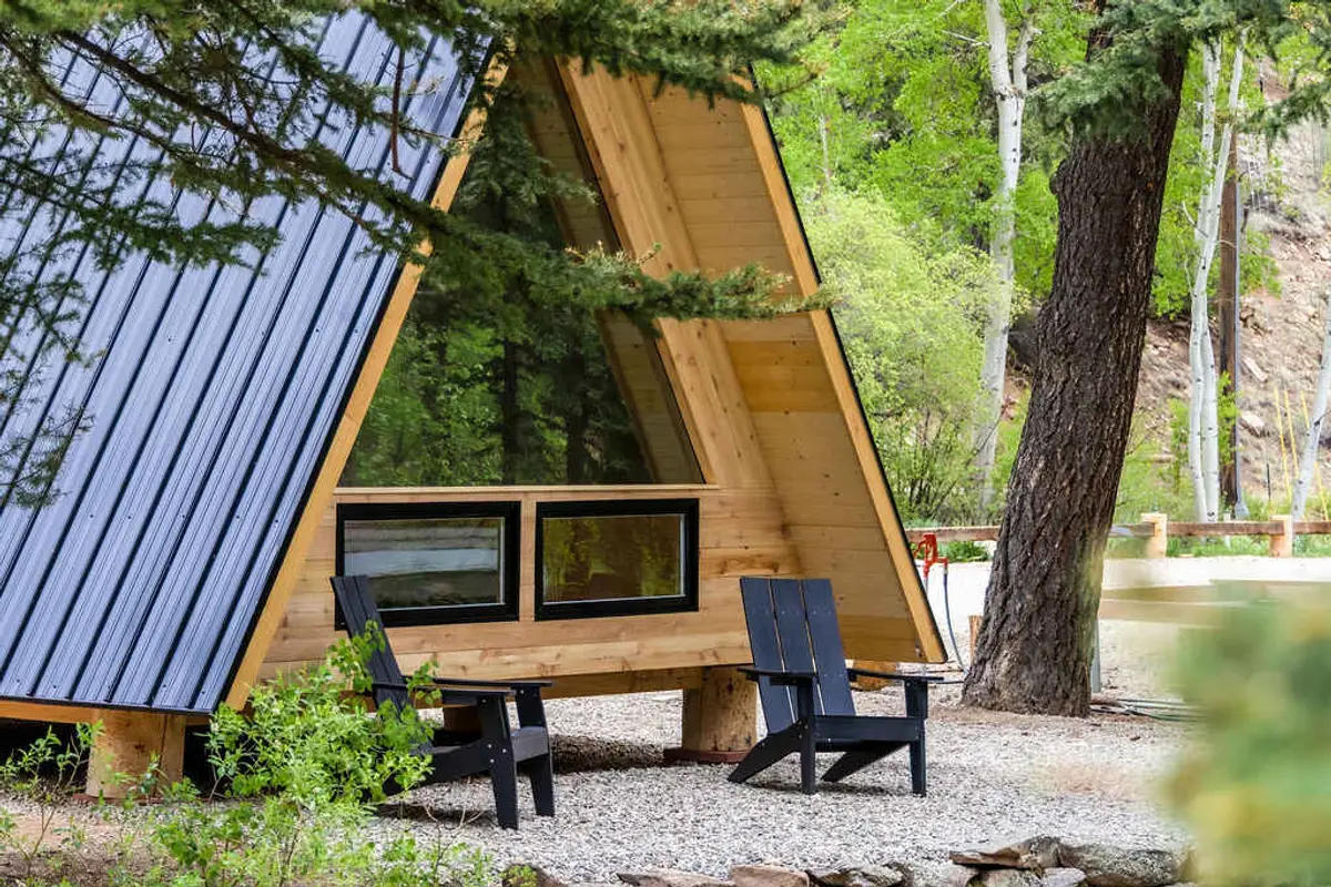 Creekside A-Frame | Sauna | Fire Pit | Lostfork