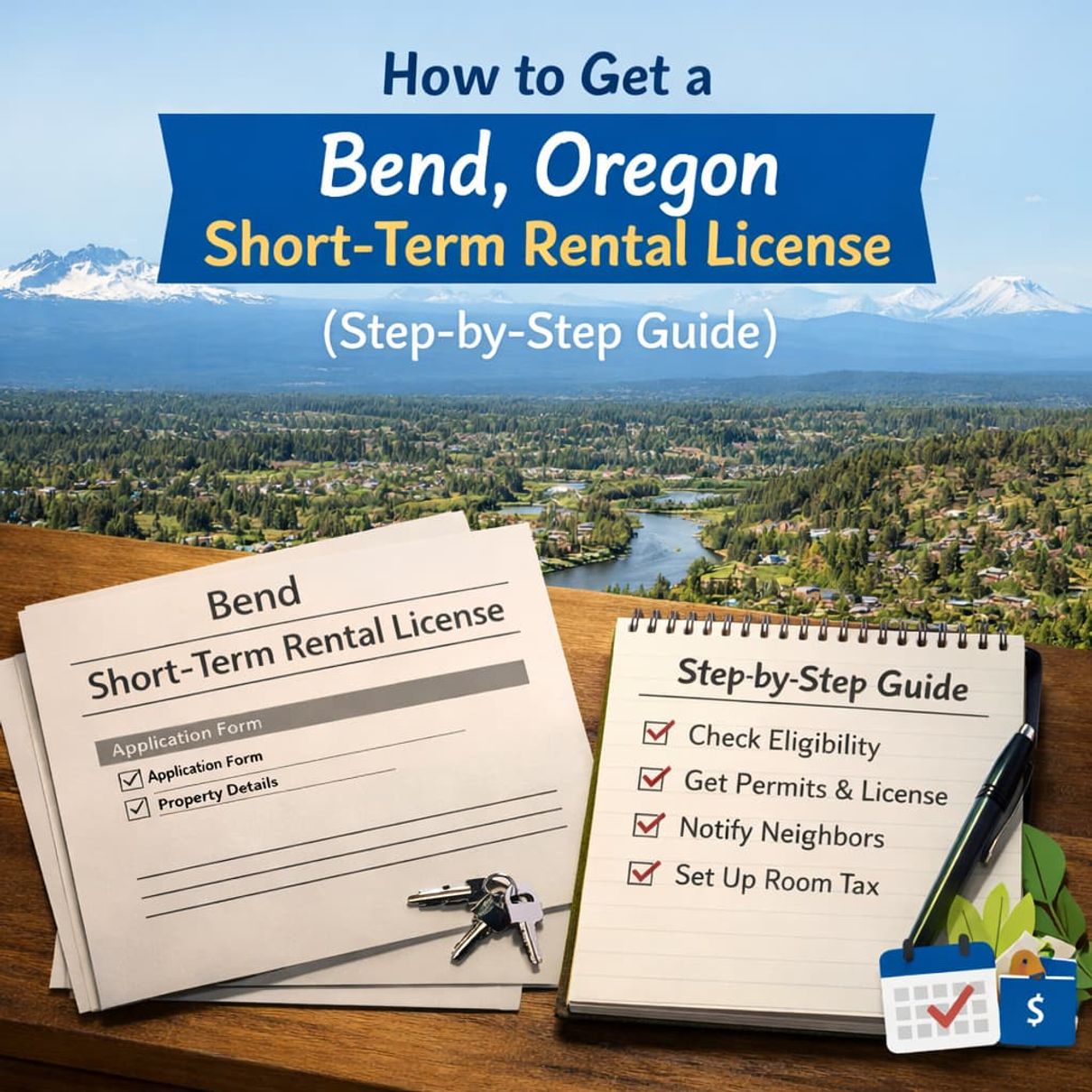 How to get a short term rental license in Bend