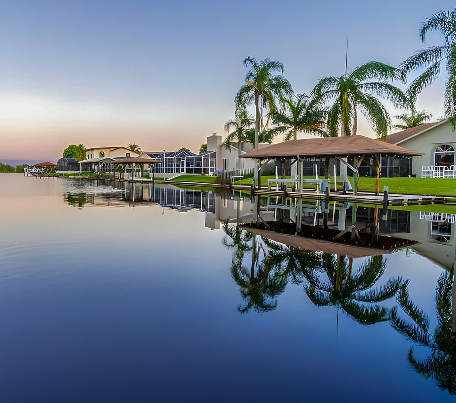 houses on the water