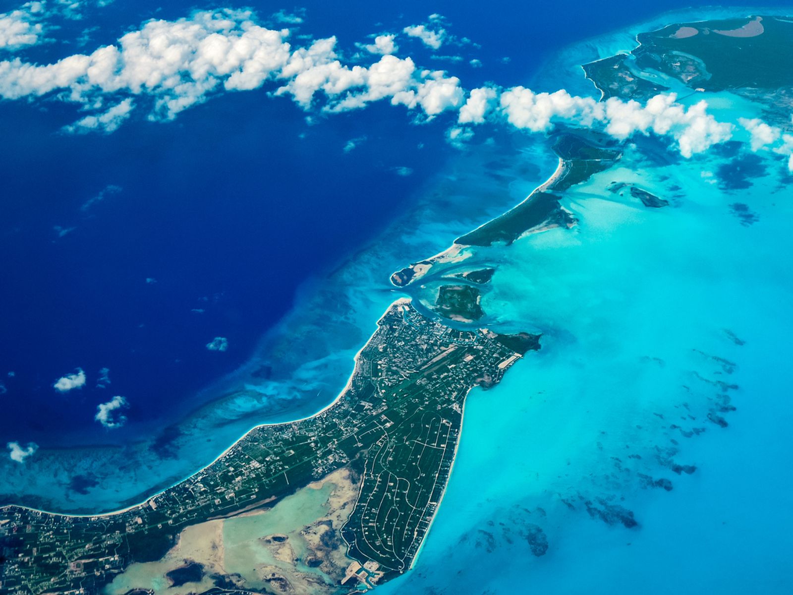 Turks and Caicos Islands Aerial View