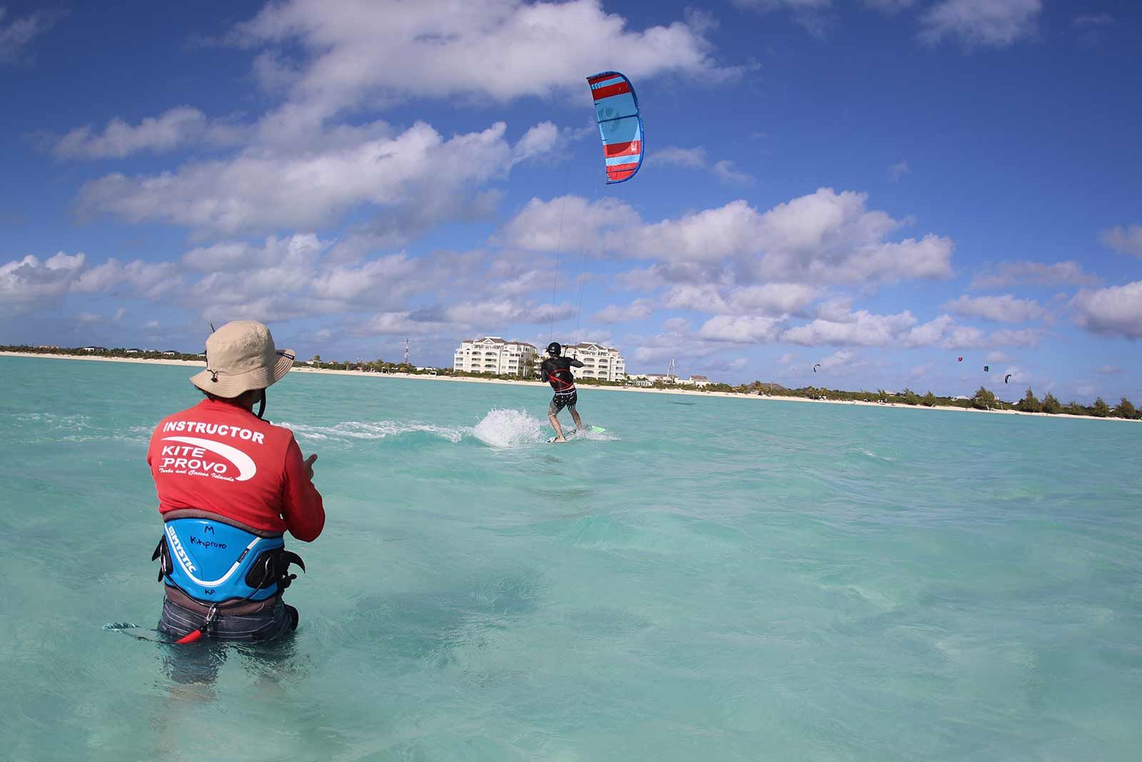 Take a kitesurfing lesson