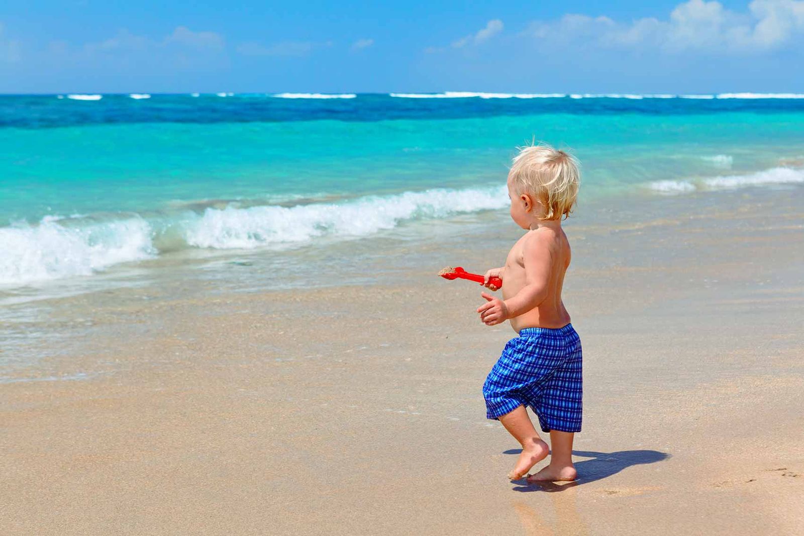 baby on the beach - Providenciales