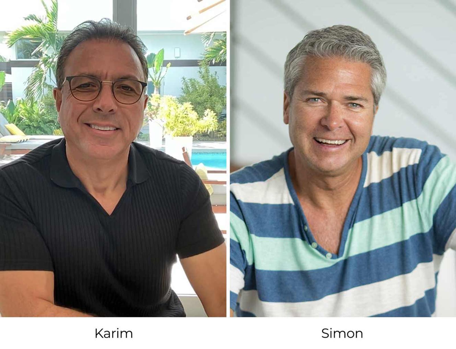 Karim Benchekroun and Simon Hénault, co-owners of White Villas Resort