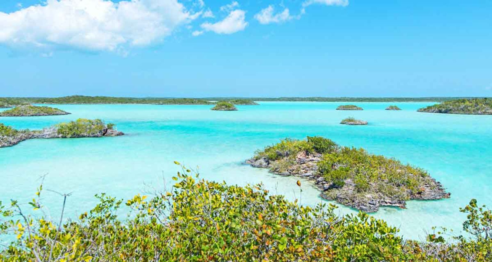 Chalk Sound Park in Providenciales, TCI