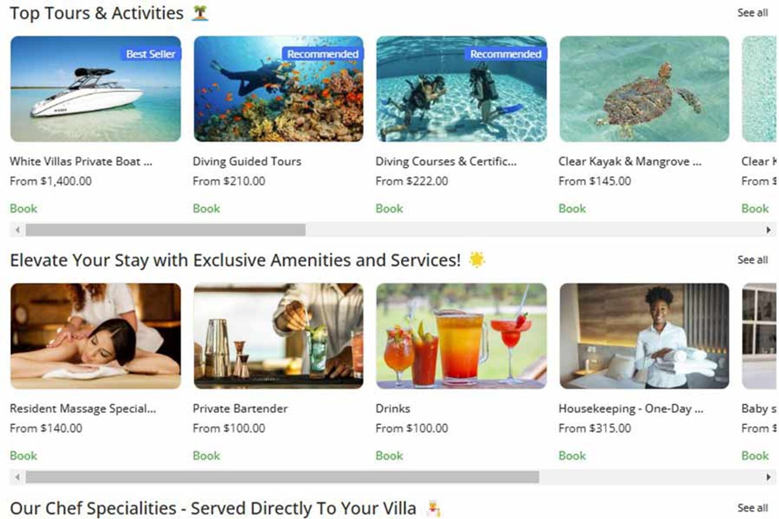 White Villas Resort Guest App