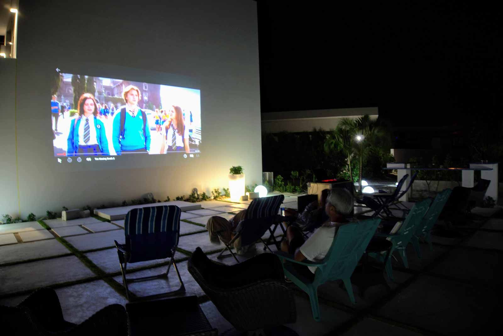 outdoor movie theater