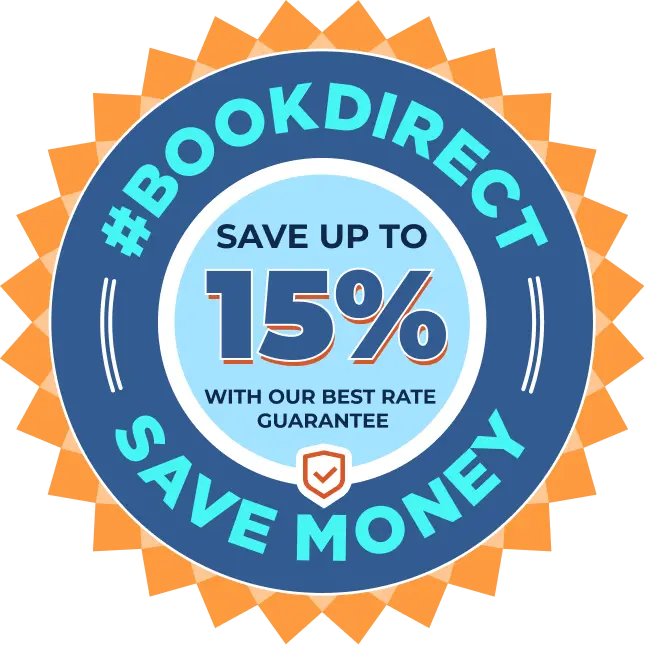Book Direct and Save up to 20% with our Best Rate Guarantee