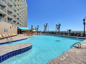 Enjoy the oceanfront pool