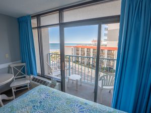 Enjoy views of the ocean from the beds