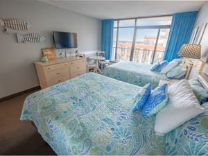 Enjoy views of the ocean from the beds