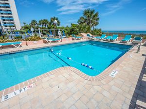 Enjoy the outdoor pool