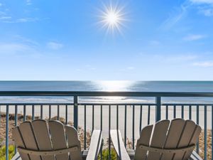 - Balcony seating with stunning Myrtle Beach ocean view   - Enjoy sunrise coffee or sunset glow over the horizon   - Relax in chairs while waves roll gently below