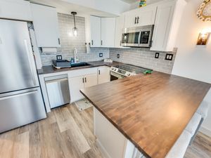 Large Kitchen Area, Beautifully Decorated