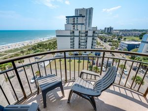 View of Ocean from Large Balcony