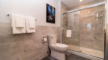 Indulge in Style – Luxurious Bathroom with Elegant Finishes.