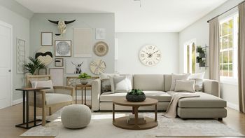 Spacious living area