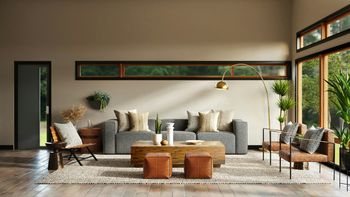 Spacious living area