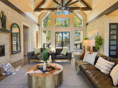 Elegant, secluded, and overflowing with amenities, Glass and Timber is more than a vacation rental...