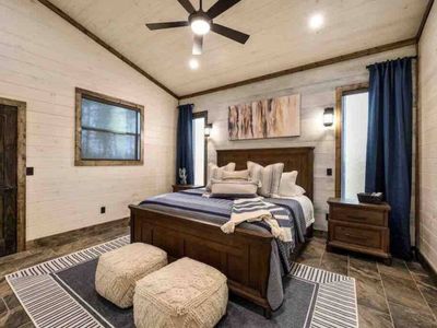 Off the main living area is the first of 2 Master suites!