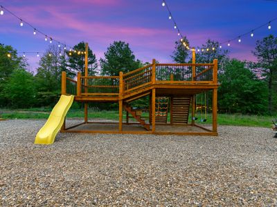 This play structure is perfect for younger guests!