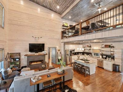 The open concept makes it easy to stay connected.