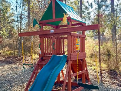 Custom playscape in the back yard!