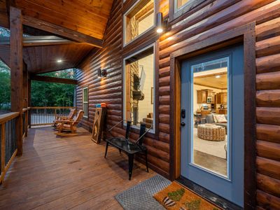 The front porch.