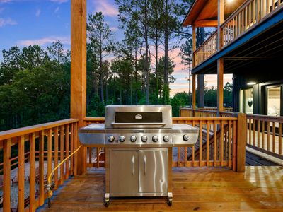 Gas grill with propane provided!