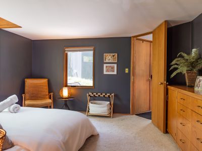Light pours in, making for a calm escape.