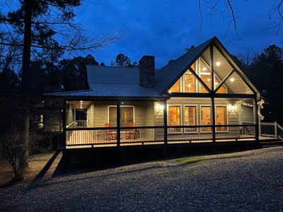 Fishin cabin just about wrapped up. Love me some real framing. :  r/Construction