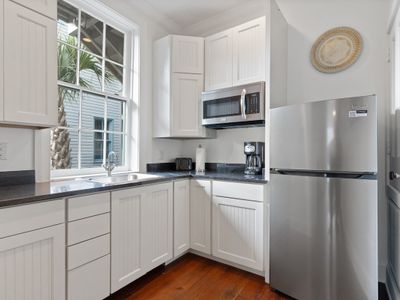 kitchen space fully equipped with everything you will need