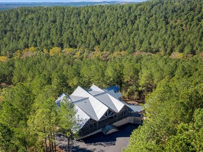 Grand lodge on 9 private acres!