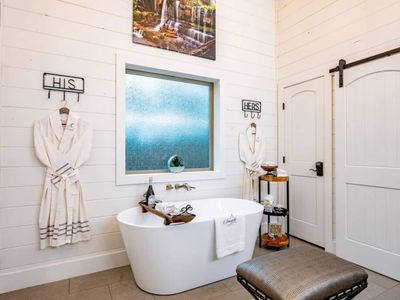A soaking tub!