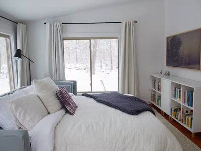 The flex bedroom might be the coziest room in the house!